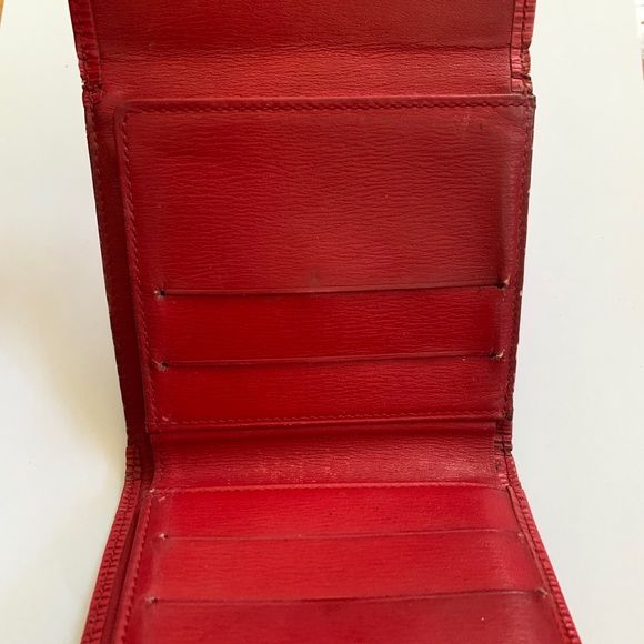 Vintage Louis Vuitton Elise Wallet Red Epi Leather - Picture 7 of 11